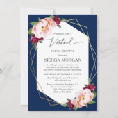 Invitation Fête de l'mariée de la Marine royale de Bourgogne (Devant)