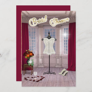 Invitation Fête de l'mariée de lingerie
