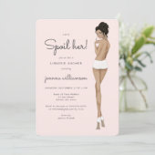 Invitation Fête de l'mariée de lingerie en sous-vêtements (Debout devant)