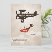 Invitation Fête de l'mariée DE VOL AMOUR (Debout devant)