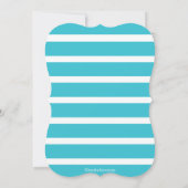 Invitation Fête de l'mariée des fleurs tropicales modernes d' (Dos)