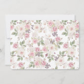 Invitation Fête de l'mariée du Mariage de la mariée de Blonde (Dos)