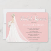 Invitation Fête de l'mariée du Mariage de la mariée de Blonde (Devant)