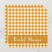 Invitation Fête de l'mariée du Tea Party (Devant / Derrière)