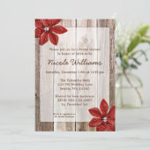 Invitation Fête de l'mariée en bois de la grange russe de Poi (Debout devant)