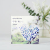 Invitation Fête de l'mariée en forme de coeur (Debout devant)