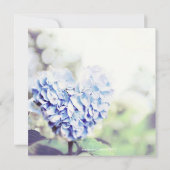 Invitation Fête de l'mariée en forme de coeur (Dos)