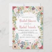 Invitation Fête de l'mariée Floral Garden Party (Devant)