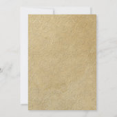 Invitation Fête de l'mariée Formelle Élégante de la floraison (Dos)