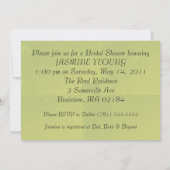 Invitation Fête de l'mariée Mariage moderne KRW (Dos)