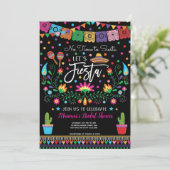 Invitation Fête de l'mariée mexicaine Fiesta Cinco De Mayo In (Debout devant)