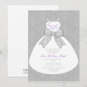 Invitation Fête de l'mariée personnalisée (Devant / Derrière)