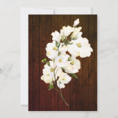 Invitation *~* Fête de l'mariée Russe des Roses d'aquarelle b (Dos)