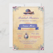 Invitation Fête de l'mariée Teapot Casquette après-midi Garde (Devant)