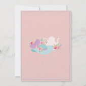 Invitation Fête de l'mariée Teapot Casquette Chaussures Bache (Dos)