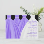 Invitation Fête de l'mariée vestimentaire de mariée moderne e (Debout devant)