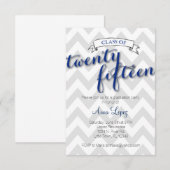 Invitation Fête de l'obtention du diplôme (Devant / Derrière)