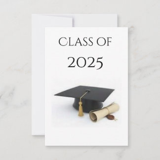 Invitation Fête de l'obtention du diplôme