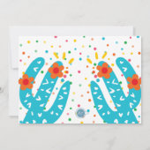 Invitation Fête de l'obtention du diplôme Photo du Parti Mexi (Dos)