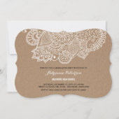 Invitation Fête de l'obtention du diplôme | Rustic Paisley Mo (Devant)