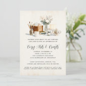 Invitation Fête de loisirs créatifs fantaisistes et douillets (Debout devant)