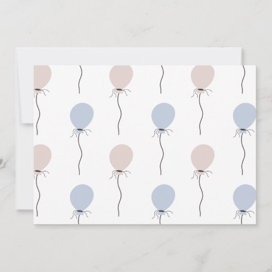 Invitation Fête de l'ours de bébé (Dos)