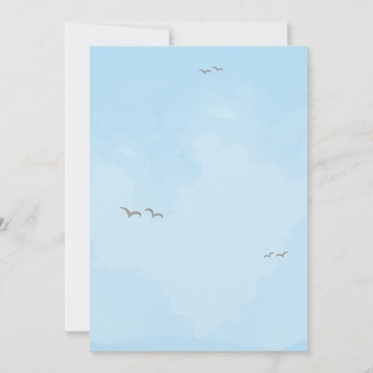 Invitation Fête de maison colorée (Dos)