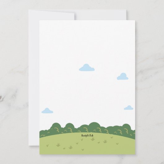 Invitation Fête de Maison Gonflable (Dos)