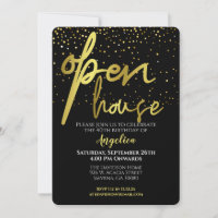 Fête de maison ouverte Or noir