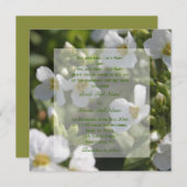 Invitation fête de mariage (Devant / Derrière)