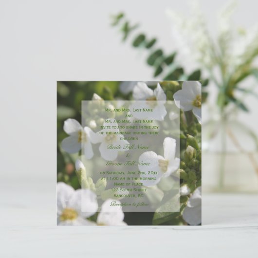 Invitation fête de mariage (Debout devant)