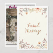 Invitation fête de mariage (Devant / Derrière)