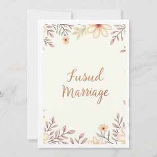 Invitation fête de mariage