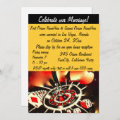 Invitation Fête de mariage à Las Vegas (Devant / Derrière)