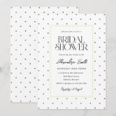 Invitation Fête de Mariage à Points (Devant / Derrière)