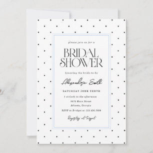 Invitation Fête de mariage à pois