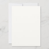 Invitation Fête de mariage / Anniversaire sur le thème du caf (Dos)