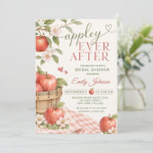 Invitation Fête de mariage Appley EVER AFTER (Debout devant)