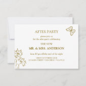 Invitation Fête de mariage après - Prairie Fleurs (Devant)