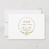 Invitation Fête de mariage après - Prairie Fleurs (Dos)