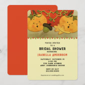 Invitation Fête de mariage automnale (Devant / Derrière)