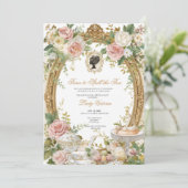 Invitation Fête de mariage automnale : l'heure de dévoiler le (Debout devant)