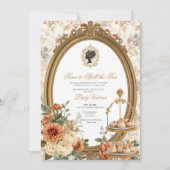 Invitation Fête de mariage automnale : l'heure de dévoiler le (Devant)