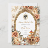 Invitation Fête de mariage automnale : l'heure de dévoiler le (Devant)