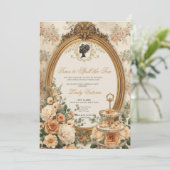 Invitation Fête de mariage automnale : l'heure de dévoiler le (Debout devant)