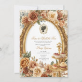 Invitation Fête de mariage automnale : l'heure de dévoiler le (Devant)