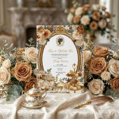 Invitation Fête de mariage automnale : l'heure de dévoiler le