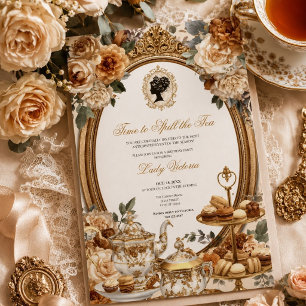 Invitation Fête de mariage automnale : l'heure de dévoiler le