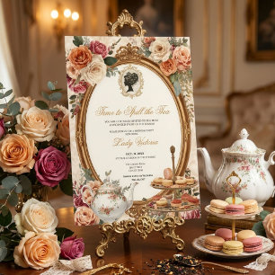 Invitation Fête de mariage automnale : l'heure de dévoiler le