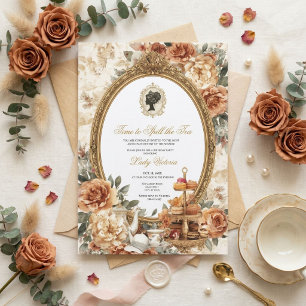 Invitation Fête de mariage automnale : l'heure de dévoiler le